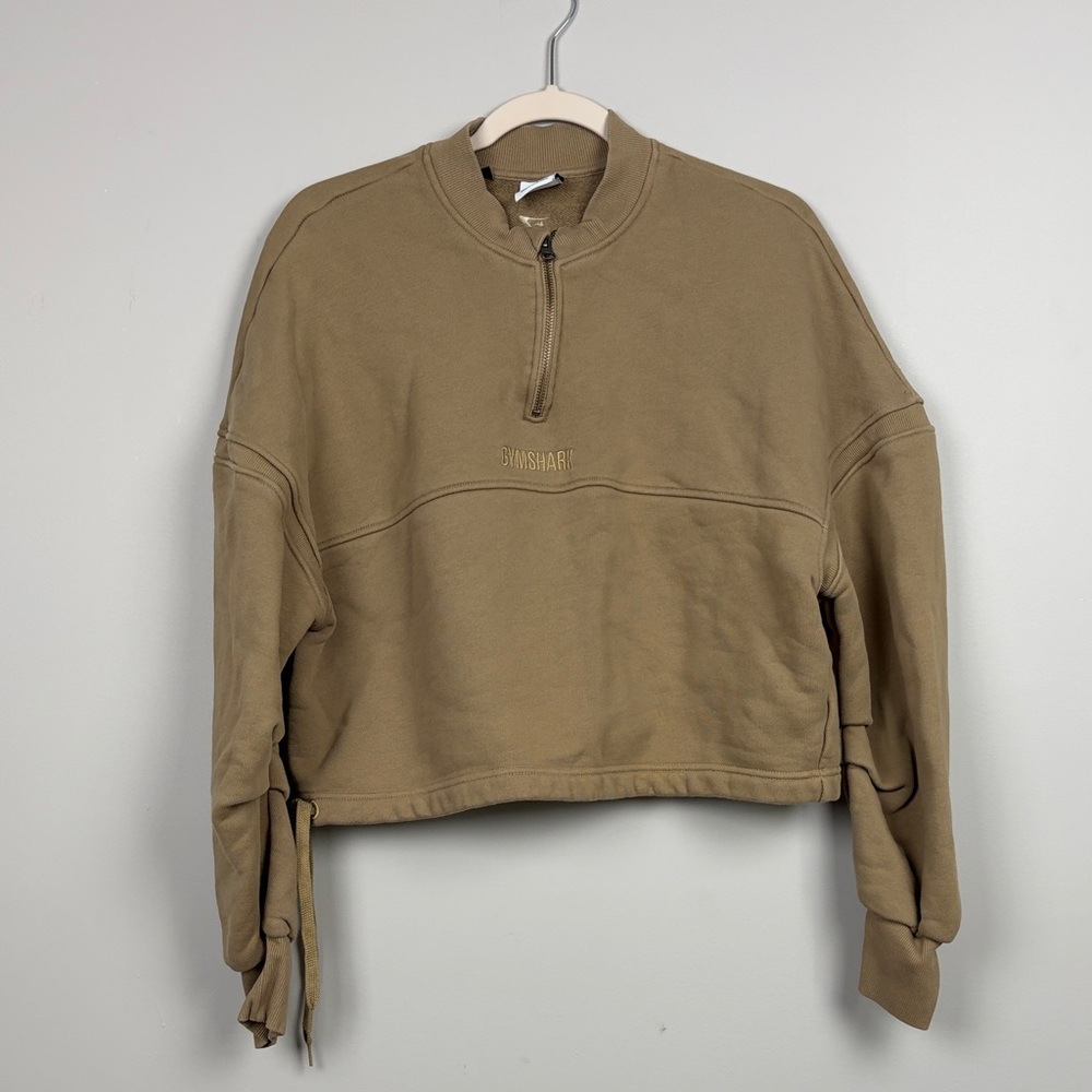 Gymshark Heavyweight Loopback Sweat Pullover Loop Green SZ XL